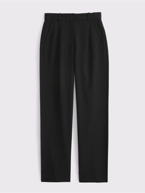 A&F Quinn Tailored Straight Pant Black Women’s Size 27 R